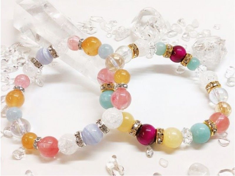 【栃木・那須】☆天然石ブレスレット・ストラップ作りベーシックプラン☆【１５０アイテム・約６０分】