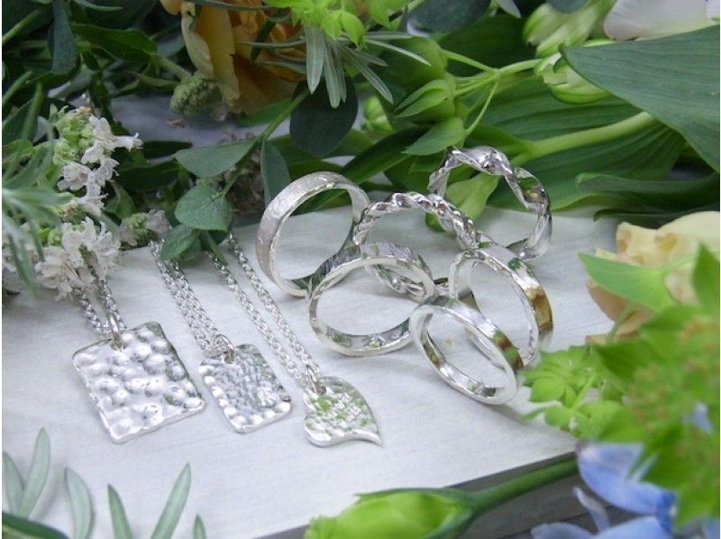 【名古屋・栄駅徒歩5分】本格手作りシルバーアクセサリー◎120分☆材料費込で当日持ち帰りOK！