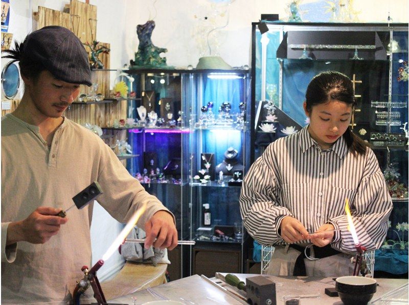 [Chiba Kamogawa] Challenge oxygen burner work! Glass crafts / mini experience (20 minutes course)の紹介画像