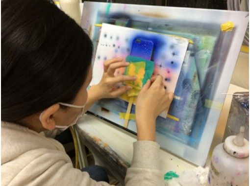 [Shizuoka/Shizuoka City] Easy even for beginners! Let's make a smartphone cover with airbrush artの画像