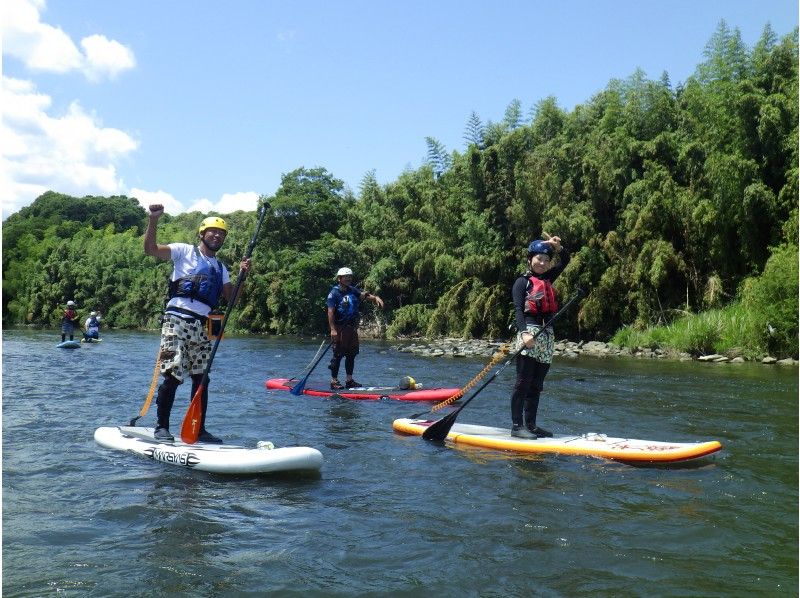 【静岡・伊豆・長岡温泉】初心者歓迎♪富士山を望む狩野川リバーSUP体験 2時間 【午前・午後コース】