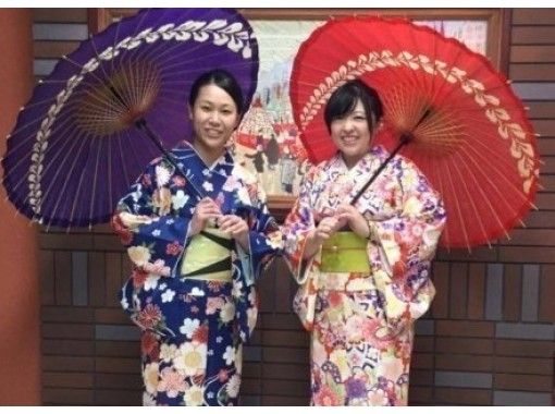 【카나가와·요쿄하마] 요코하마 하이 칼라 도자기 관에서 「기모노렌털& 입기 "빈손으로 오세요!の画像