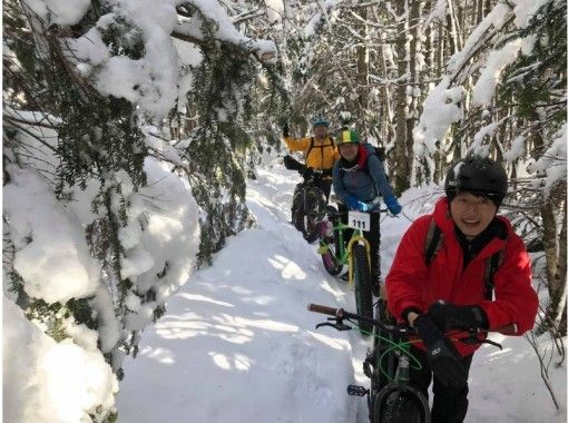 Empty-handed fat bike snow play Private Fatbiking Tour [Rental fat bike available]の画像