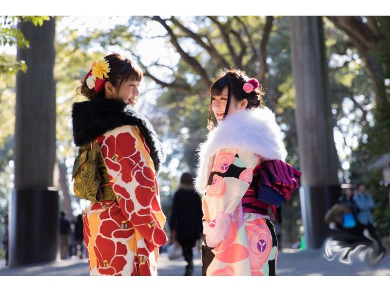 【東京・原宿】振袖でおめかし！カジュアル振り袖プラン♪