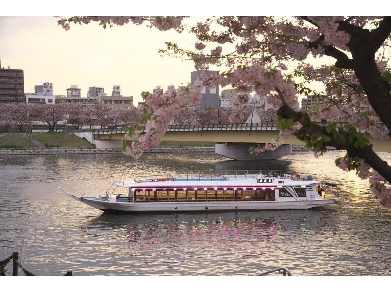 【お花見乗合屋形船】桜とこだわりのお料理で日本の春を堪能(東京・晴海)
