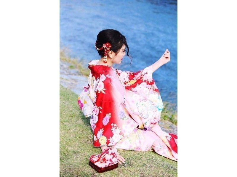 【京都・清水寺　着物レンタル】京都を振袖で観光しよう☆振袖レンタルプラン