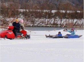 【岩手・花巻】雪の河原あそびプラン～冬だけしかできない雪上カヌーとソリで遊ぼう！