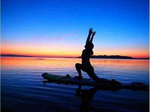 【Okinawa · Ishigakijima】 SUP Yoga experience while watching sunset and stars! Image of fitness in nature