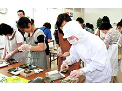 [Nara ・ Nara-Shi] Handmade experience of specialty, Kashiwa-no-Hashi [Plan with 8 cocoons / 鮭]の画像