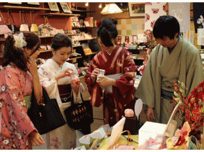 [京都Arashiyama]住宿的穿衣服务“商务穿衣和服租借计划”-在住宿变成和服！の画像