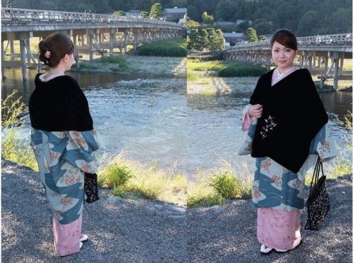 [เกียวโตArashiyama] การเดินทางเพื่อธุรกิจ "ชุดนำกิโมโน" 3240เยนขึ้นอยู่กับประเภทของการแต่งตัวの画像