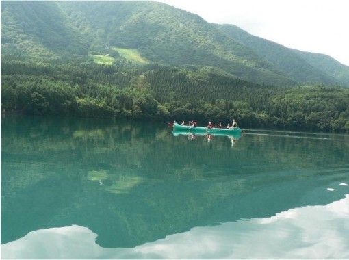 [Nagano / Omachi City Canoe] Lake Aoki Boyager Canoe de Experimental Tour Tea Timeの画像