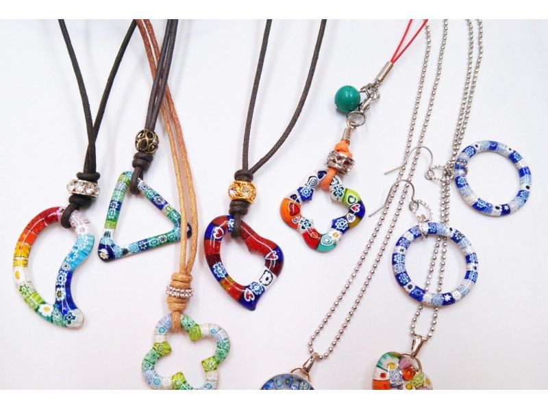 【島根・松江】純銀台の焼きガラスアクセサリー作り