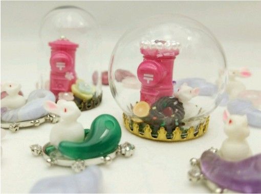 【Shimane · Matsue】 Post dome made with "Pink Fortune post" miniatureの画像