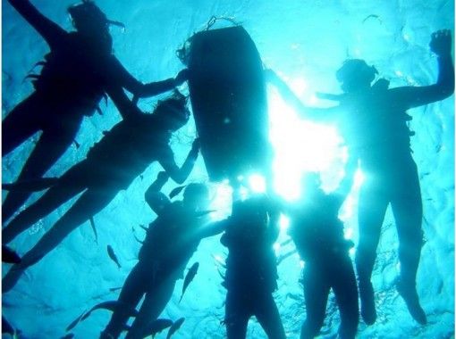 【沖縄・恩納村】ホエール＆青の洞窟体験ダイビングの画像