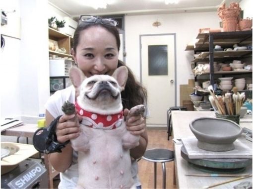 【東京・赤羽橋】オリジナルペットグッズを作ろう！ペットと陶芸体験、手びねり、当日予約OK！の画像