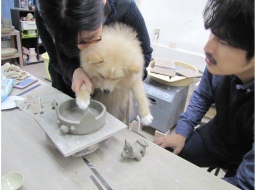 [Akabanebashi, Tokyo] Let's make original pet goods! Pet and pottery experience, hand-kneading, same-day reservation OK!の画像