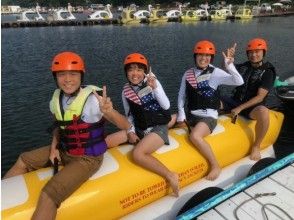 【Yamanashi / Yamanakako】 I feel a sense of speed! Wakeboard Experience & Banana Boat Planの画像