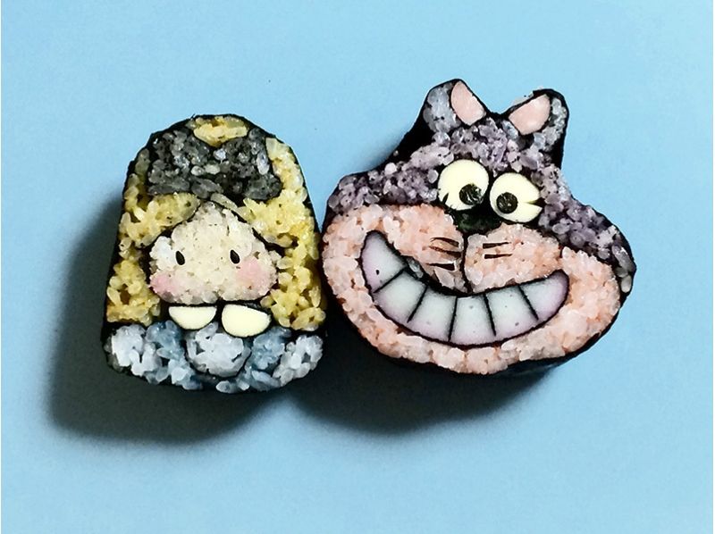 【大阪・阿倍野】切り口かわいい♪ 2種類のデコ巻きずしを手作り
