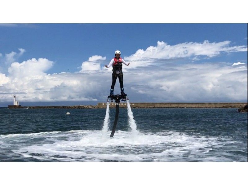 【 Hyōgo · Toyooka】 A totally new afternoon walk! Wed Fly the sky in the pressure ★ fly board first experience (20 minutes)の紹介画像