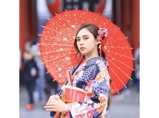 [Tokyo, Asakusa] Group Kimono Rental Tokyo Asakusaの画像