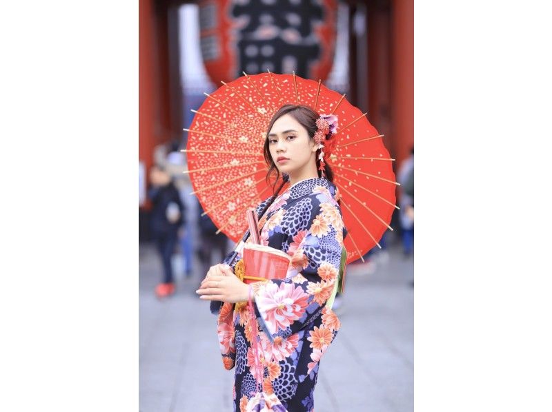 【東京・浅草】着物周遊プラン/Kimono Rental Tokyobon