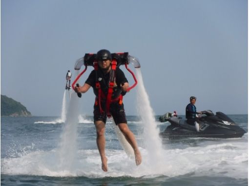 [Hyogo ・ Himeji】 Beginners are welcome! You can walk on the sea surface with water pressure Jet pack Experienceの画像