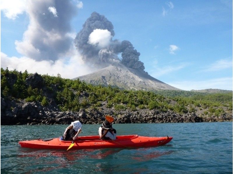 【鹿児島・桜島】シーカヤックで行く!海中温泉探検3時間ツアー!!