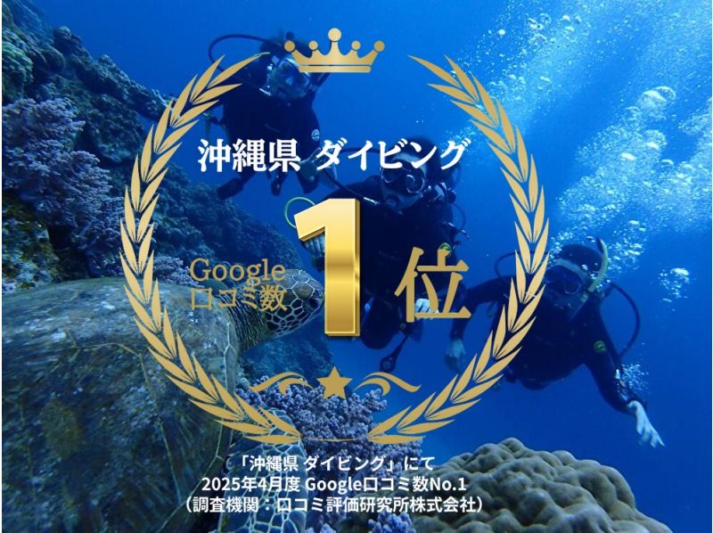 2025年4月度Google口コミ数「沖縄ダイビング」第1位！【那覇発・半日