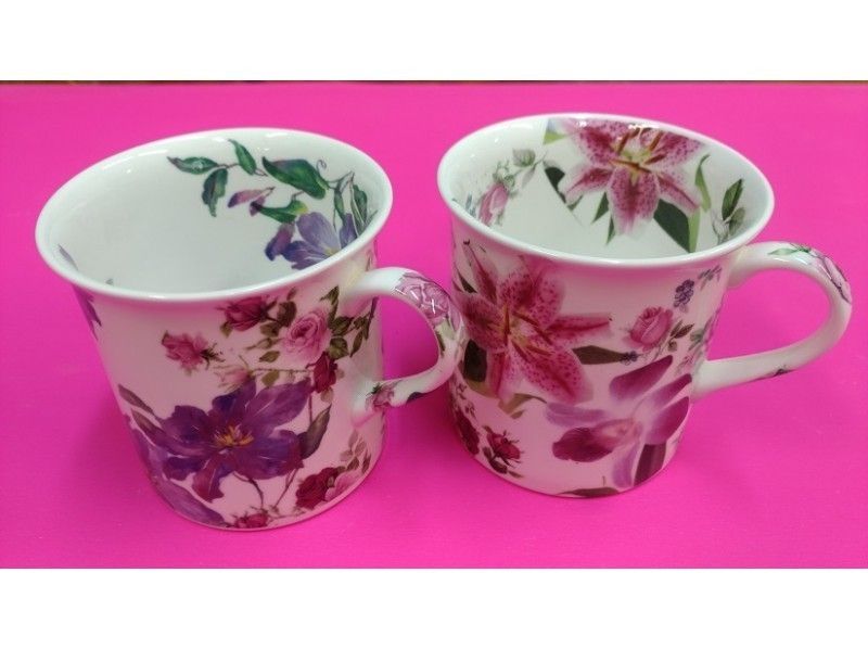 【愛知・名古屋駅徒歩5分・ポーセリン】凄く鮮やかに綺麗に出来るポーセリン！マグカップ等1つ作ろう！