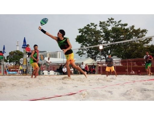 【Kanagawa · Kageuma Coast】 Beach tennis want to be good! Beach Tennis School!の画像