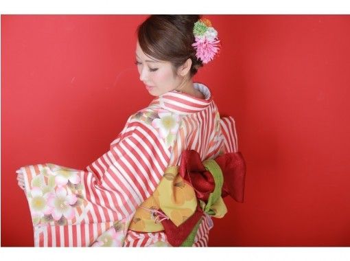 [Nara / JR Nara] Shooting in a full-fledged photo studio ♪ "Kimono / Yukata rental" shooting plan (Waplus Nara)の画像
