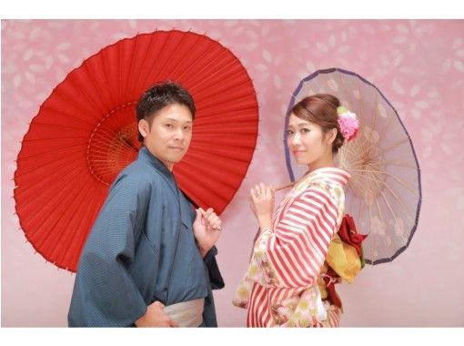 【奈良・JR奈良】着物で撮影「きものレンタル・カップル」撮影プラン（わぷらす奈良）の画像
