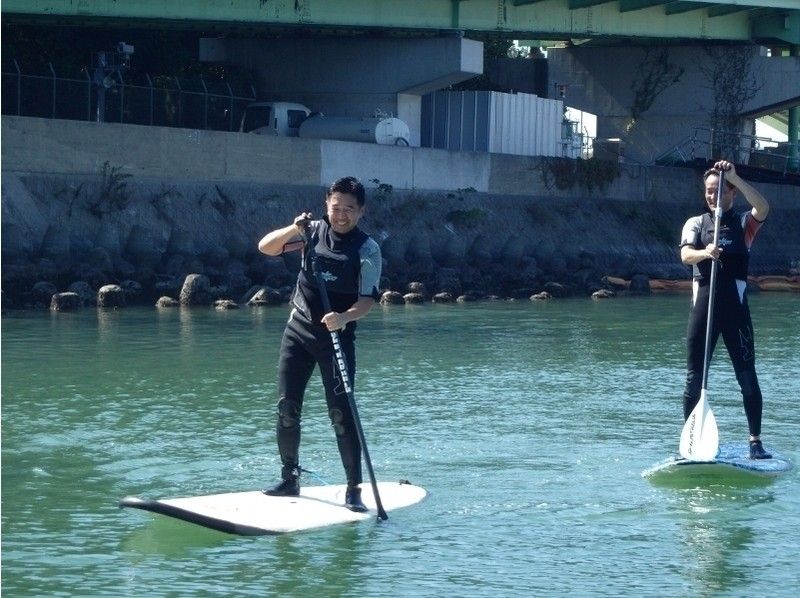 [와카야마· 浜の宮] SUP (스탠드 업 패들 보드) 체험 코스の紹介画像