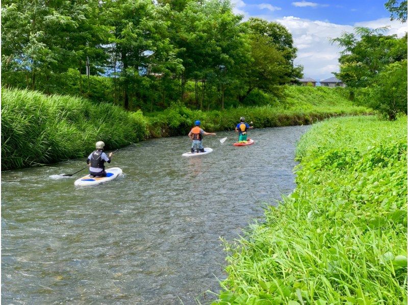 [Nagano ・ Down river of spring water] Azumino water wheel SUP tour "First time OK! With a beginner lesson on the lake ''の紹介画像