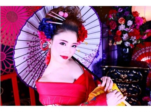 [Kyoto / Gion] Transform into a full-fledged Oiran figure with the "Kaede Plan", a plan with all data for 40 cuts or more (about 4 poses)! Taken in a discerning studioの画像