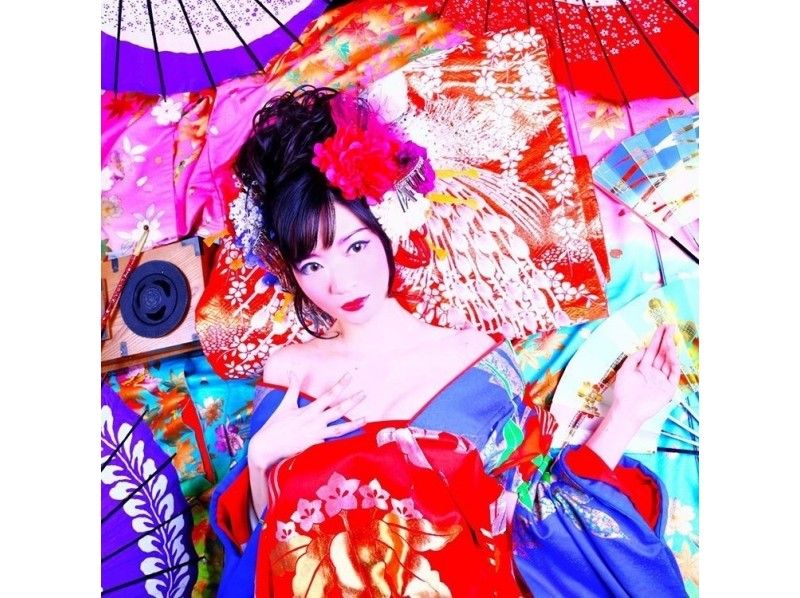 【京都・祇園店】人気No.1！お着物と色打掛の両方撮影！「牡丹プラン」♪高級な花魁体験を楽しむ♪