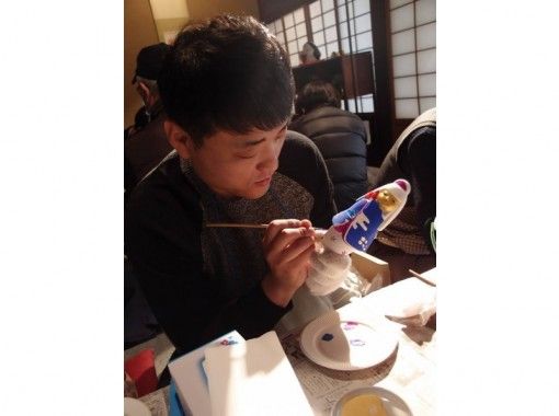 【福岡/博多】體驗博多的傳統工藝-博多娃娃畫體驗-（週五、週六、週日、週一舉辦）の画像