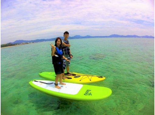 [Okinawa ・ Nago city] Stand up paddle board (SUP) & snorkel experience (90 minutes)の画像