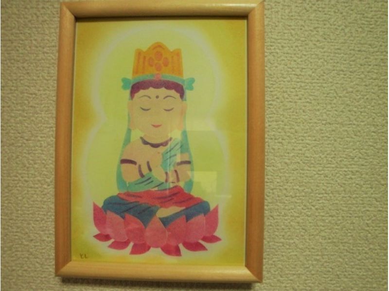 【石川・七尾・パステルアート】大人向け「山の寺寺院群」大日如来B6サイズ制作コース