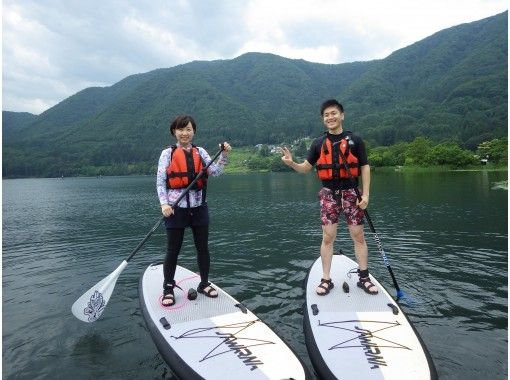 [Nagano ・ Kizaki Lake】 I can enjoy the floating feeling of fascination! SUP short course 80 minutesの画像