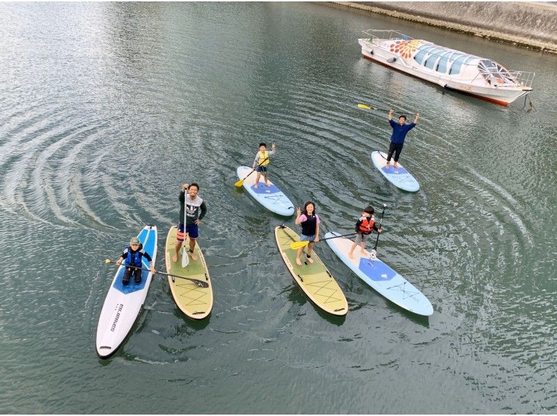 福岡・西中洲・SUP】アクセス良い街中の水辺で今流行りのSUPを