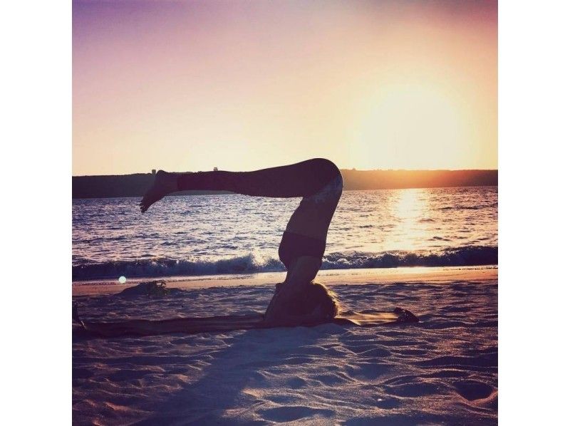 Okinawa Miyakojima Sunset Beach Yoga Experience While Okinawa Miyakojima Sunset Beach Yoga Experience While Taking A On Beginner S Welcome Activity An
