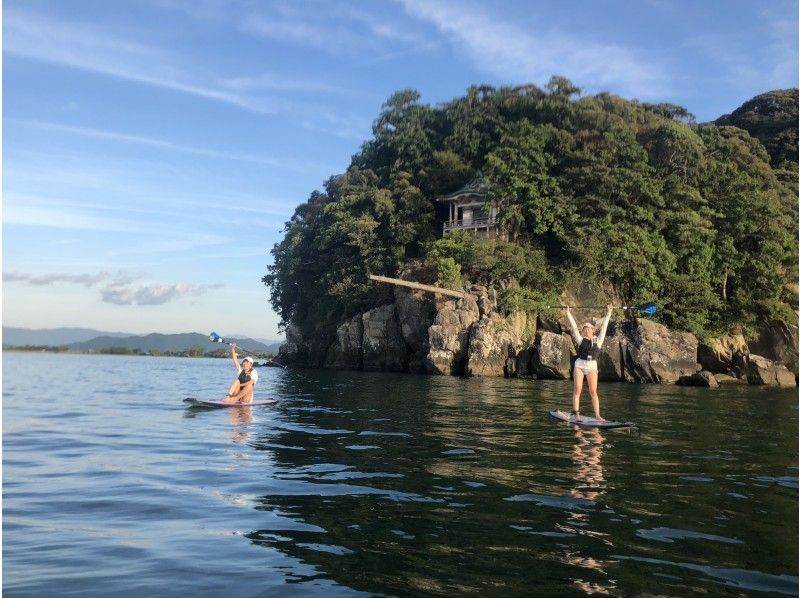 【滋賀・琵琶湖】SUP(サップ)半日体験スクール♪『びわ湖』で体験♪【初めての方、お一人様大歓迎!】