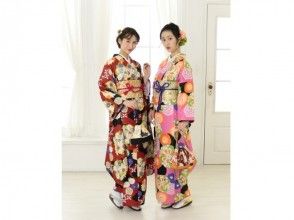 Kyoto Shijo Kimono Rental Luxurious Furisode Plan