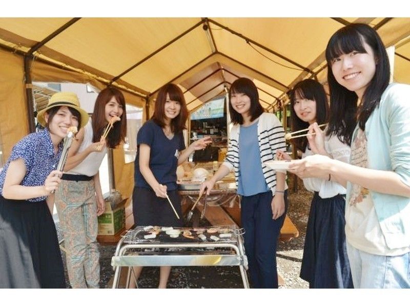 【群馬・水上】『 Canyoning＆手ぶらBBQプラン』キャニオニングツアー後にテラスでBBQ♪