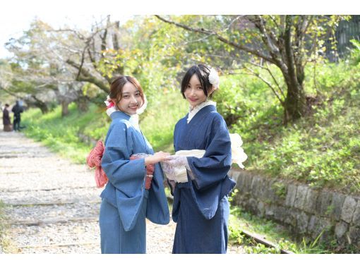 京都　四条　着物レンタル　『デニム着物プラン』の画像