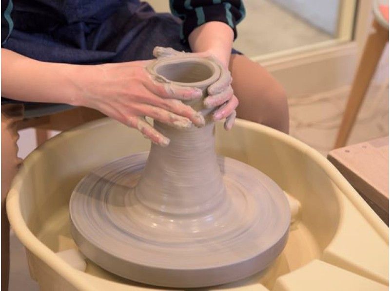 【JR岐阜駅直結!】人気の電動ろくろ体験(器を1点制作,追加制作も可)★陶芸体験★