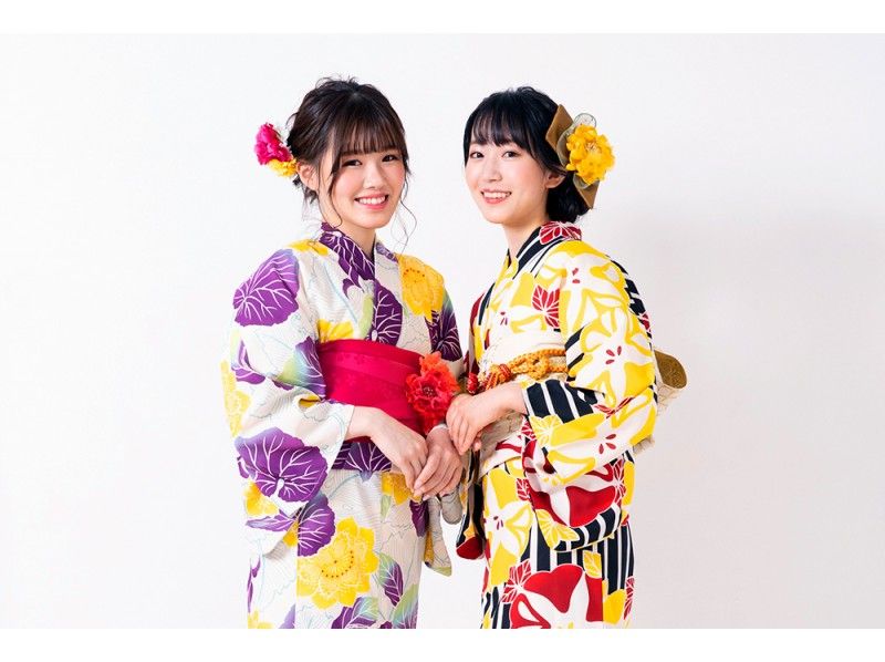 [Osaka / Umeda] Yukata Rental & dressing-the most popular summer season! "Yukata plan free walk" Same-On the day reservation OK ・ Good access, 2 minutes walk from the station!の紹介画像