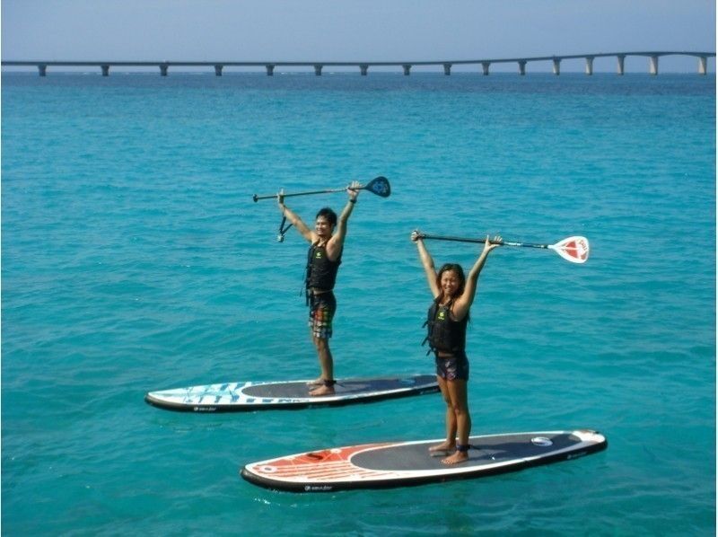 【宮古島・SUP】初心者大歓迎!体験コース♪防水カメラ無料レンタルまたは写真データプレゼントあり☆